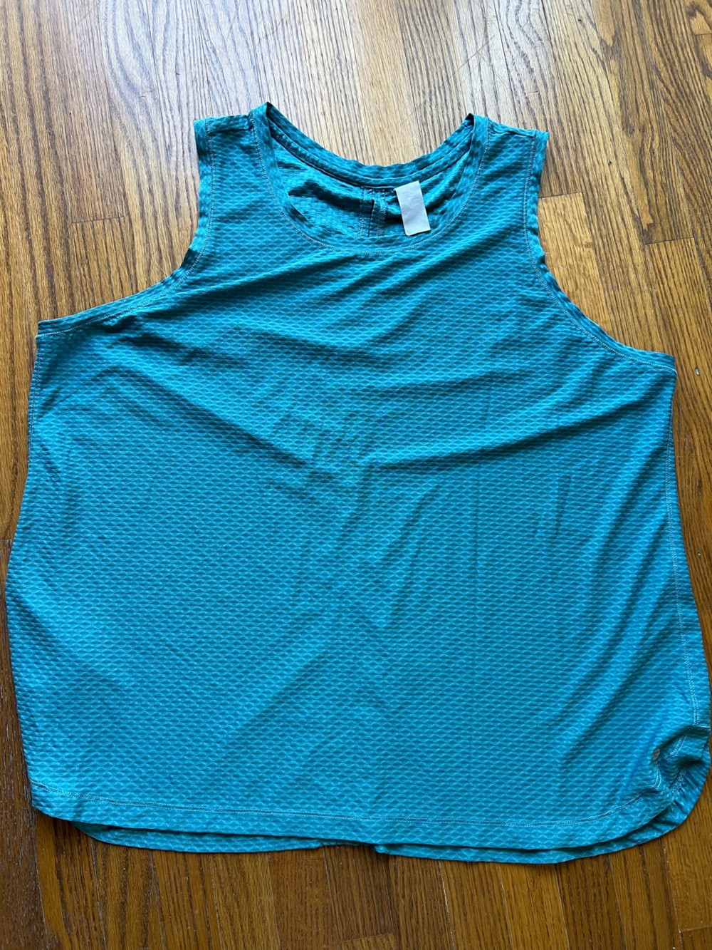 RBX Teal Textured Tank Top
